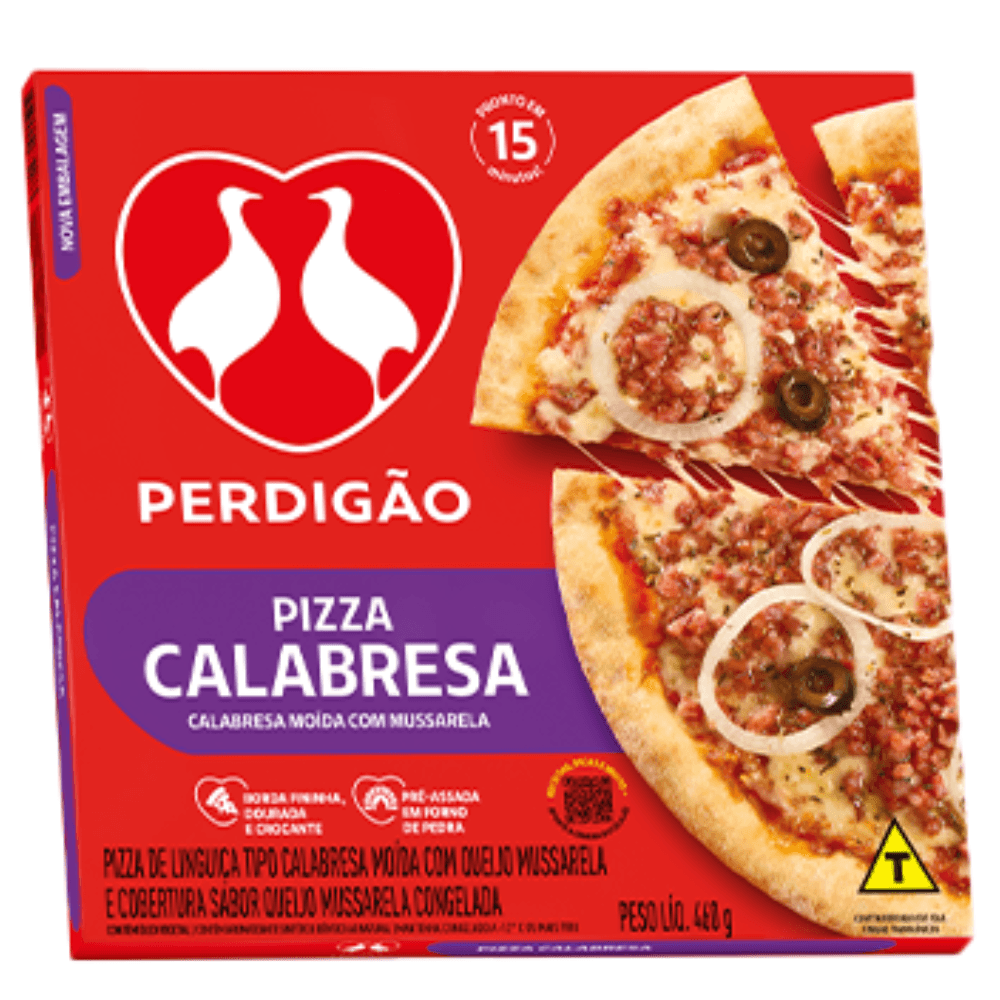 Pizza Perdigão Calabresa Moída 460g